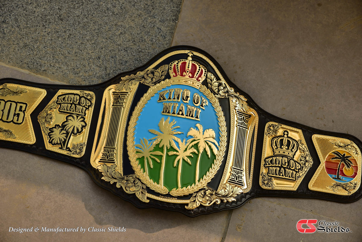 Colby Covington King of Miami Title Belt