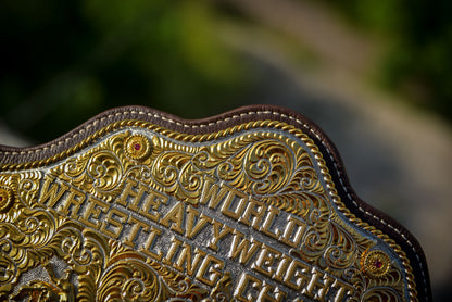 Premium Crumrine Big Gold on Brown Leather Gallery 4