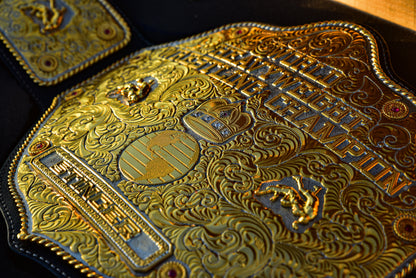 Premium Crumrine Big Gold on Black Leather Gallery 2