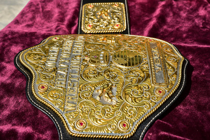 Premium Crumrine Big Gold on Black Leather Gallery 1