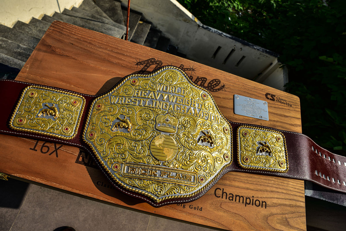Premium Crumrine Big Gold on Brown Leather Gallery 3