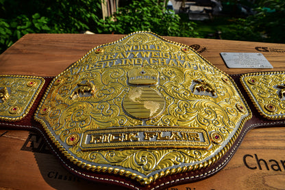 Premium Crumrine Big Gold on Brown Leather Gallery 3