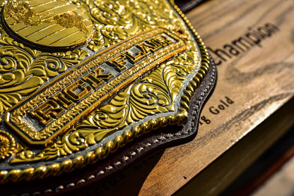 Premium Crumrine Big Gold on Brown Leather Gallery 3