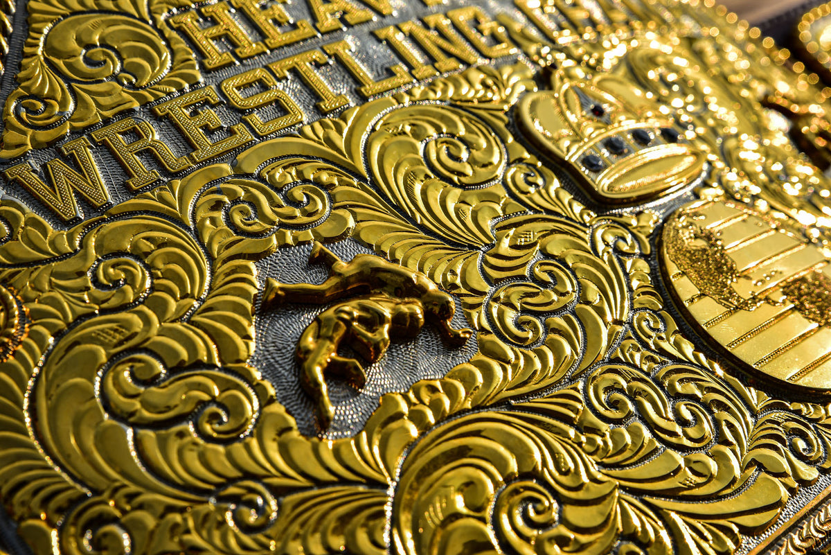 Premium Crumrine Big Gold on Brown Leather Gallery 3