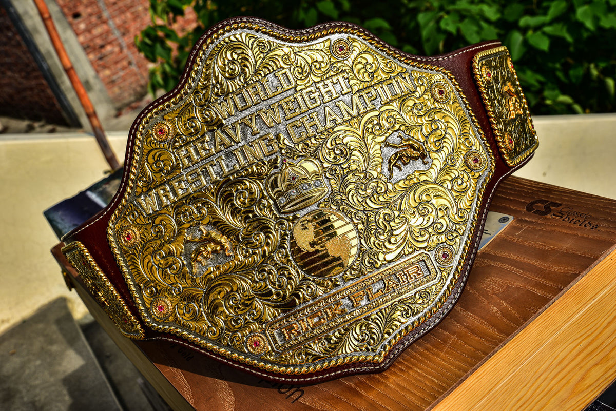 Premium Crumrine Big Gold on Brown Leather Gallery 3