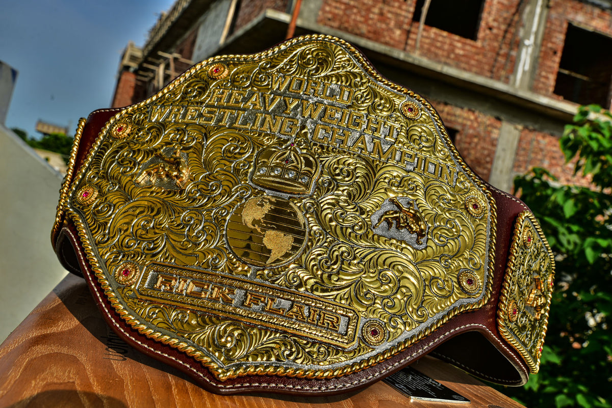 Premium Crumrine Big Gold on Brown Leather Gallery 3