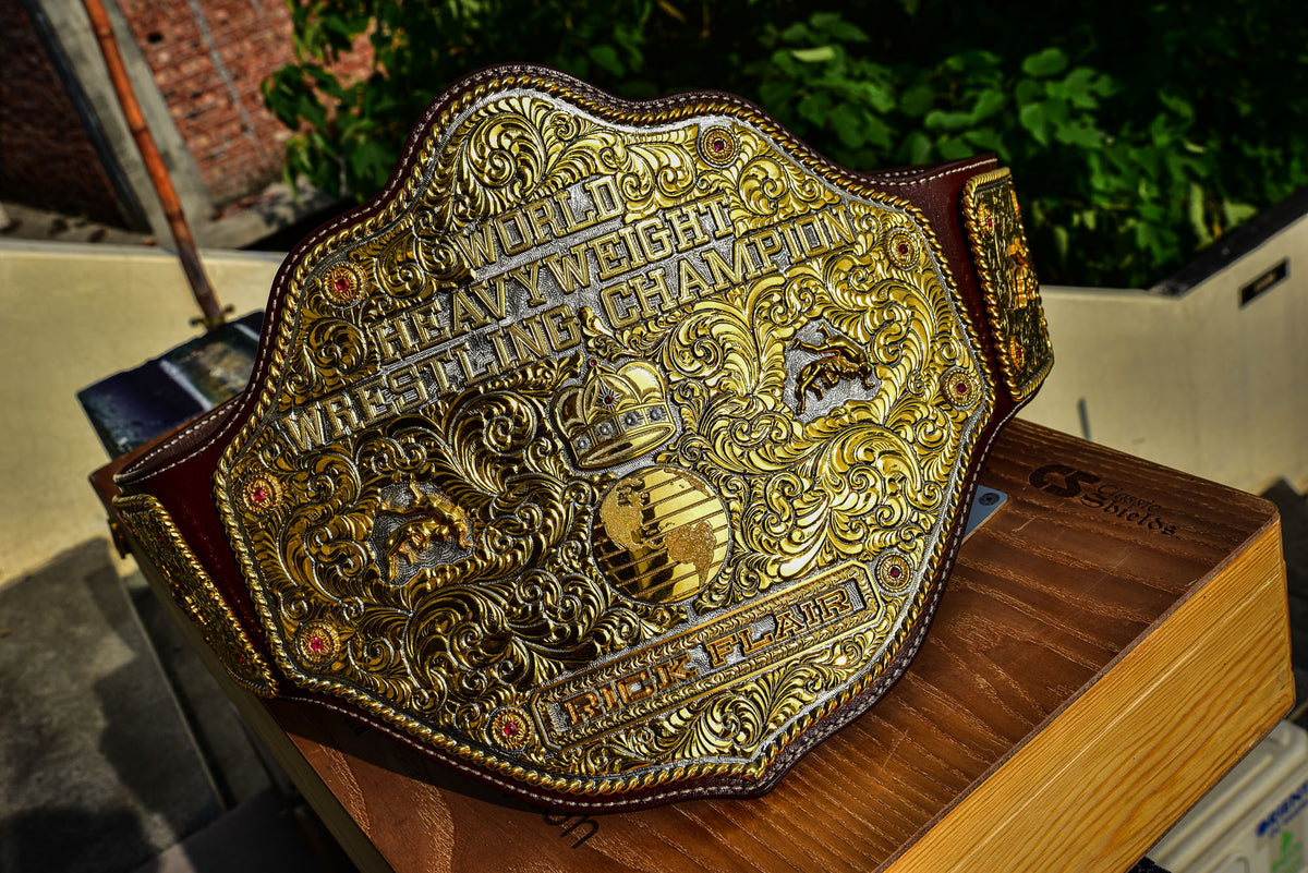 Premium Crumrine Big Gold on Brown Leather Gallery 3