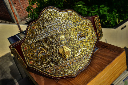 Premium Crumrine Big Gold on Brown Leather Gallery 3