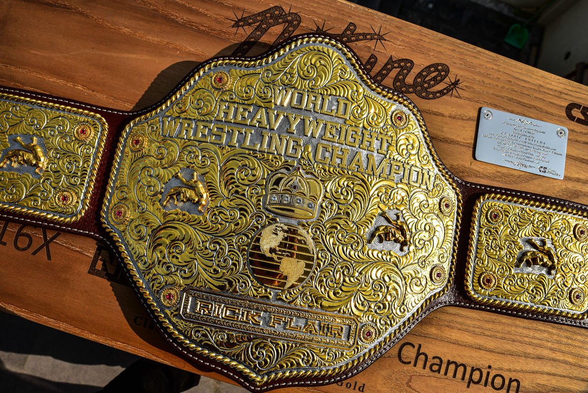 Premium Crumrine Big Gold on Brown Leather Gallery 3