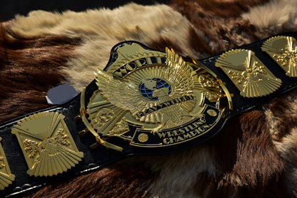 4.2mm Flocked All Gold Winged eagle with 03B2 Leather gallery 3