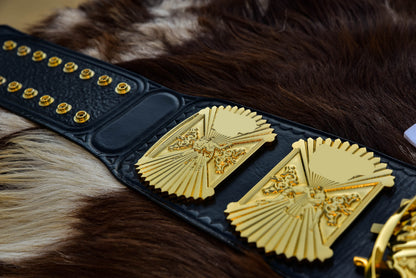 4.2mm Flocked All Gold Winged eagle with 03B2 Leather gallery 3