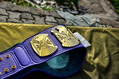 4.2mm Flocked All Gold Winged eagle with 03B2 Lavender Leather