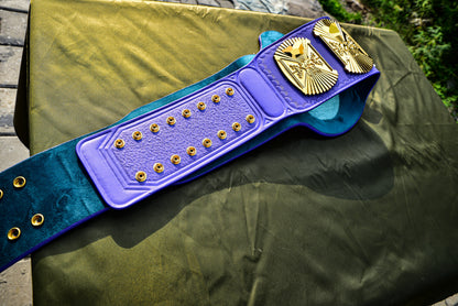 4.2mm Flocked All Gold Winged eagle with 03B2 Lavender Leather