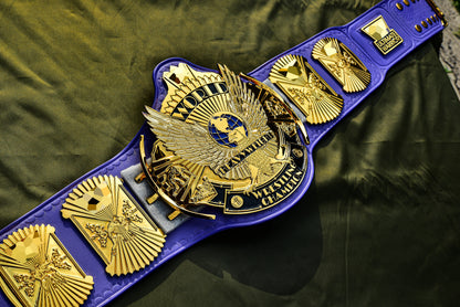 4.2mm Flocked All Gold Winged eagle with 03B2 Lavender Leather