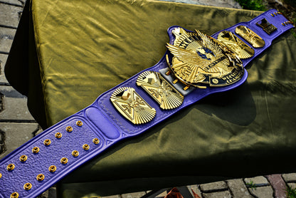 4.2mm Flocked All Gold Winged eagle with 03B2 Lavender Leather
