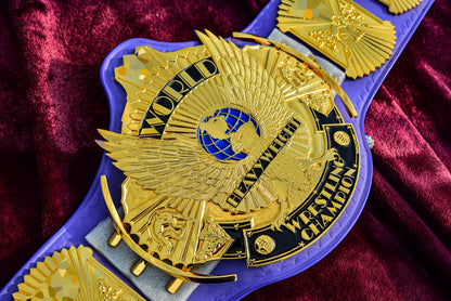 4.2mm Flocked All Gold Winged eagle with 03B2 Lavender Leather