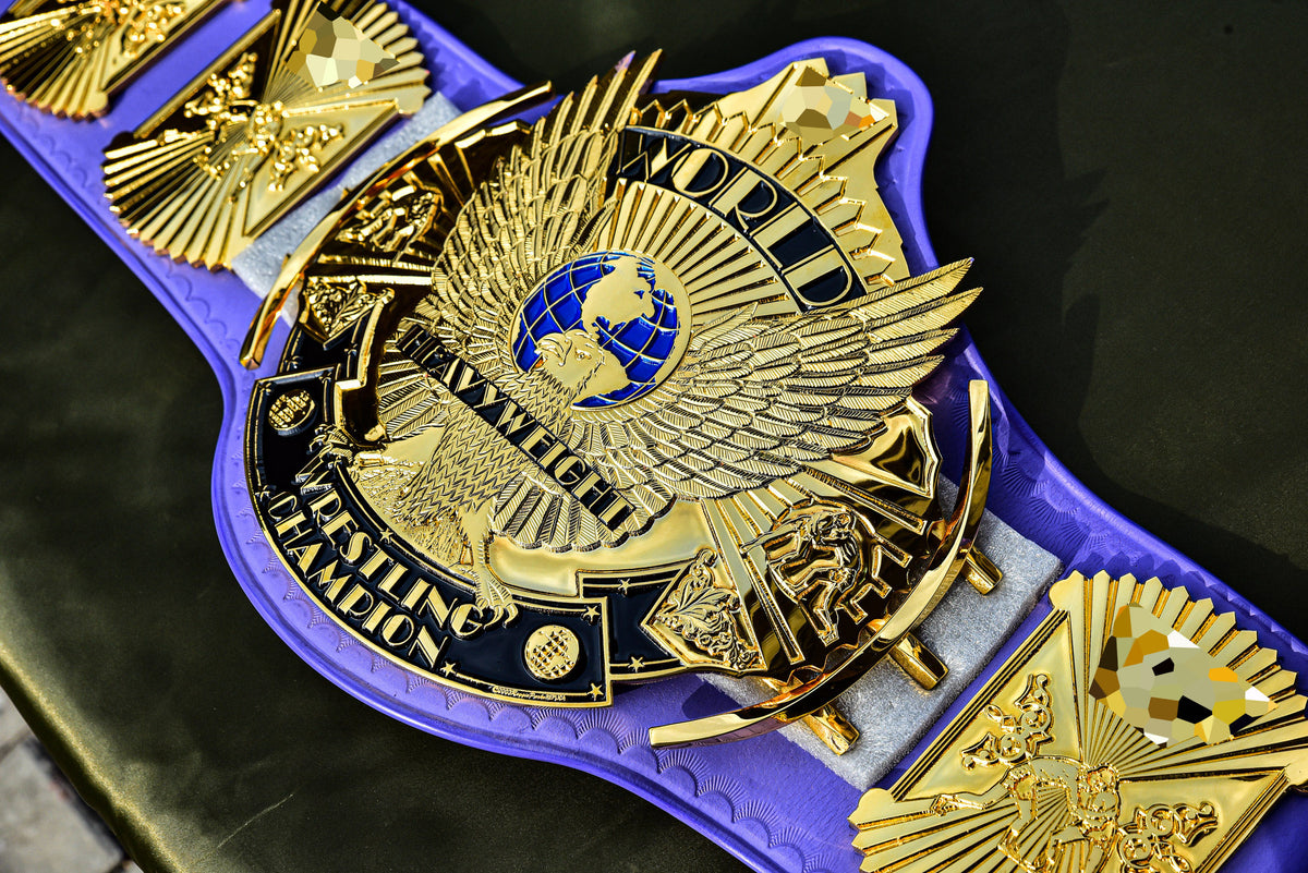 4.2mm Flocked All Gold Winged eagle with 03B2 Lavender Leather