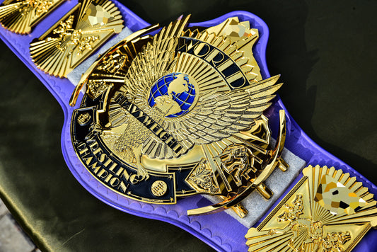 4.2mm Flocked All Gold Winged eagle with 03B2 Lavender Leather