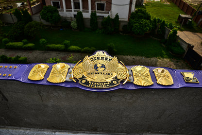 4.2mm Flocked All Gold Winged eagle with 03B2 Lavender Leather