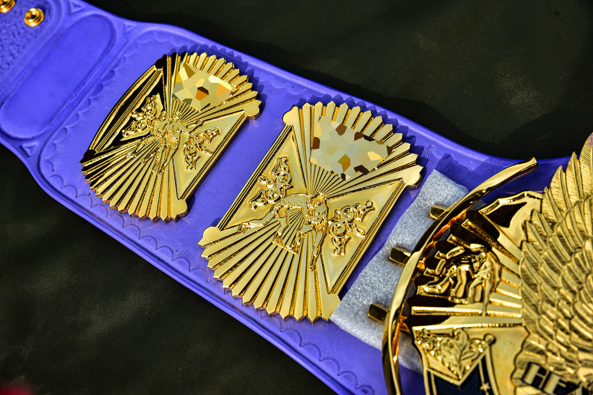 4.2mm Flocked All Gold Winged eagle with 03B2 Lavender Leather