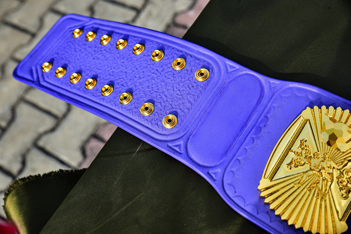 4.2mm Flocked All Gold Winged eagle with 03B2 Lavender Leather