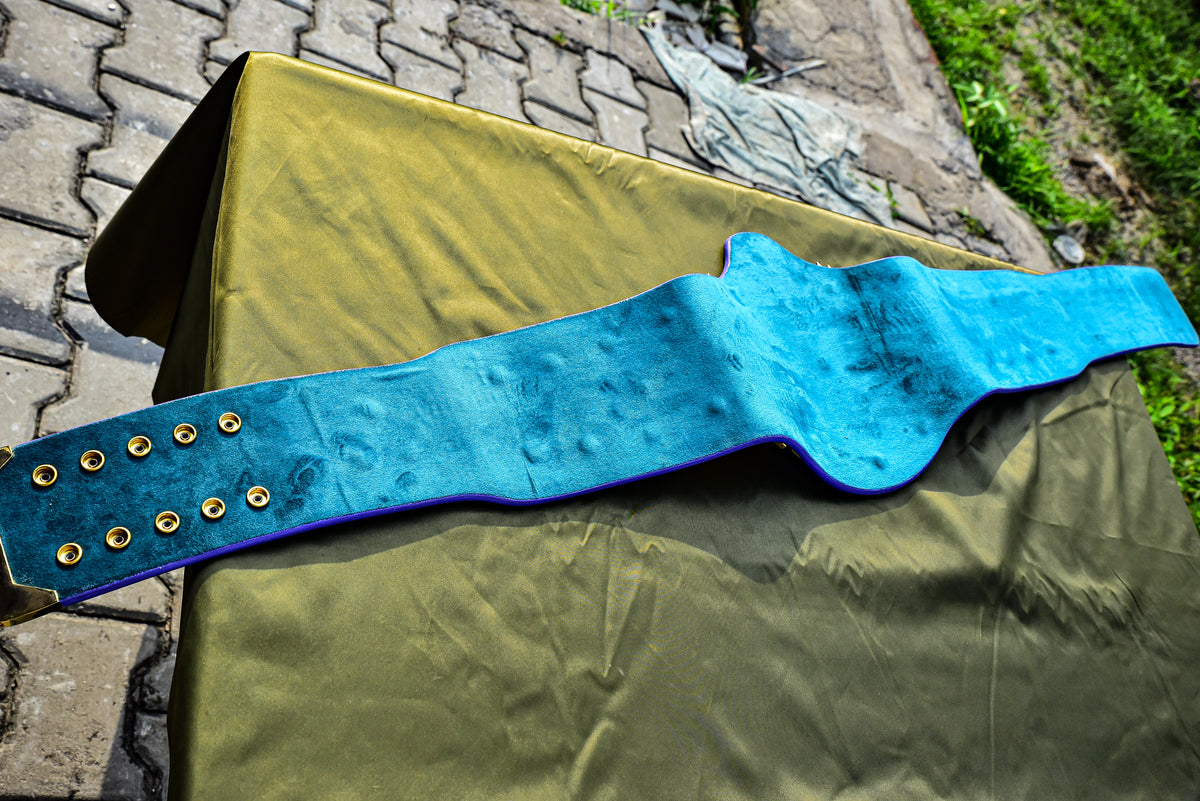 4.2mm Flocked All Gold Winged eagle with 03B2 Lavender Leather