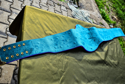 4.2mm Flocked All Gold Winged eagle with 03B2 Lavender Leather