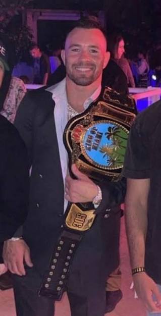 Colby Covington King of Miami Title Belt