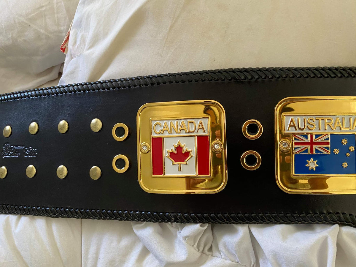 NWA Domed Globe Championship Title — Etched Version