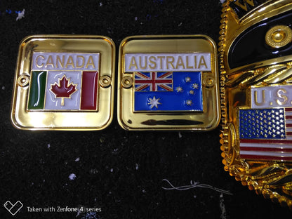 NWA Domed Globe Championship Title — Etched Version