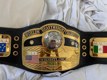 NWA Domed Globe Championship Title — Etched Version