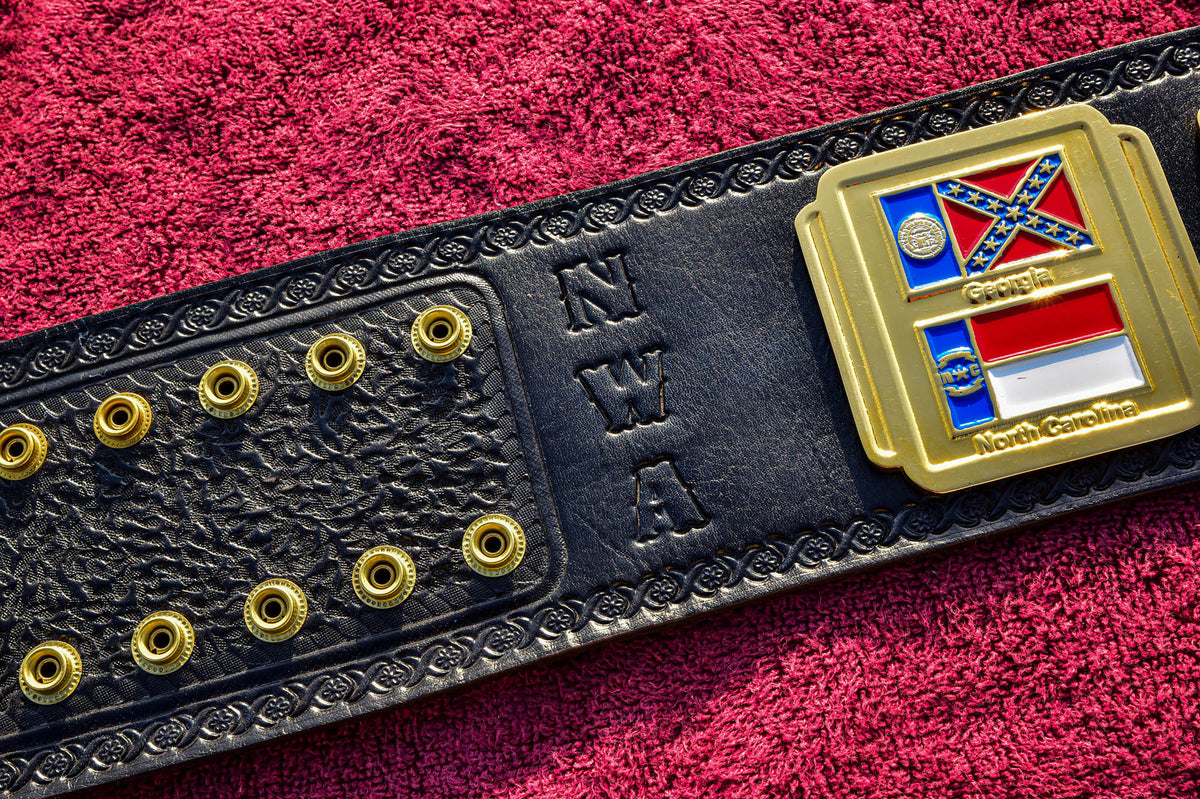 NWA Mid-Atlantic Championship Title Belt — Dual Plated