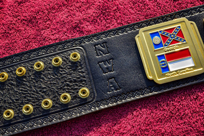 NWA Mid-Atlantic Championship Title Belt — Dual Plated