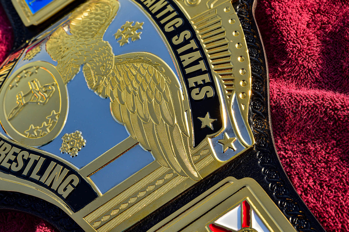NWA Mid-Atlantic Championship Title Belt — Dual Plated
