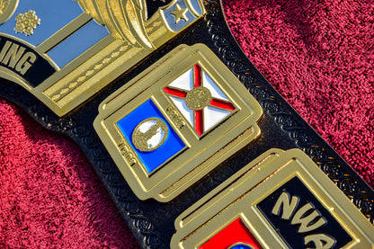 NWA Mid-Atlantic Championship Title Belt — Dual Plated