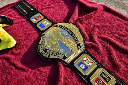 NWA Mid-Atlantic Championship Title Belt — Dual Plated