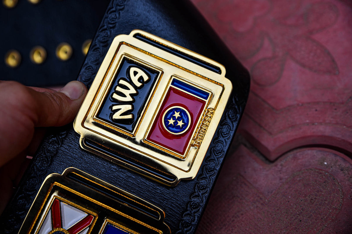 NWA Mid-Atlantic Championship Title Belt — Dual Plated