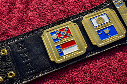 NWA Mid-Atlantic Championship Title Belt — Dual Plated
