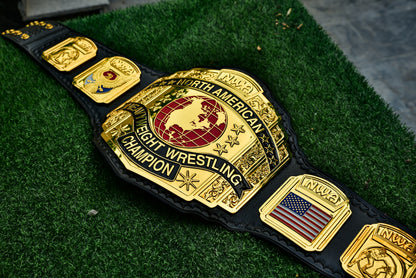 NWA North American Gold Championship Title Belt