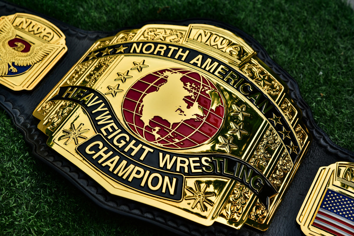 NWA North American Gold Championship Title Belt