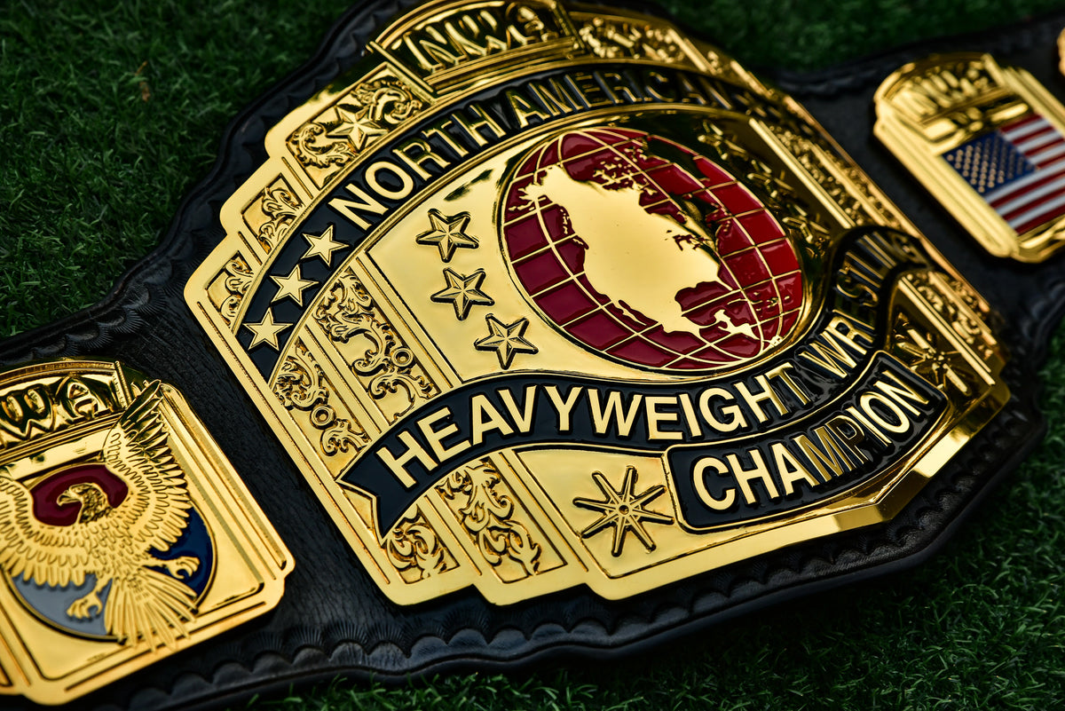 NWA North American Gold Championship Title Belt