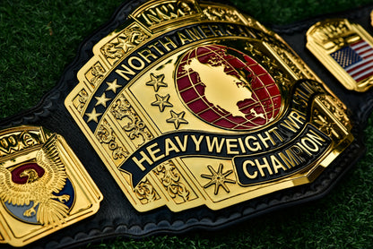 NWA North American Gold Championship Title Belt