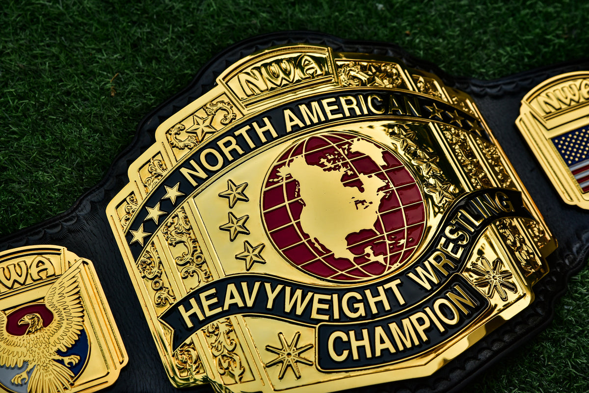 NWA North American Gold Championship Title Belt