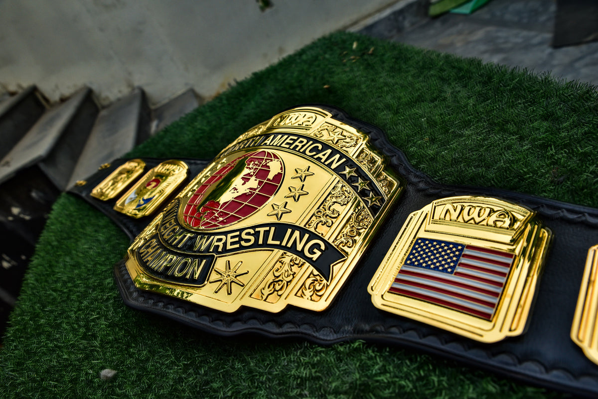 NWA North American Gold Championship Title Belt