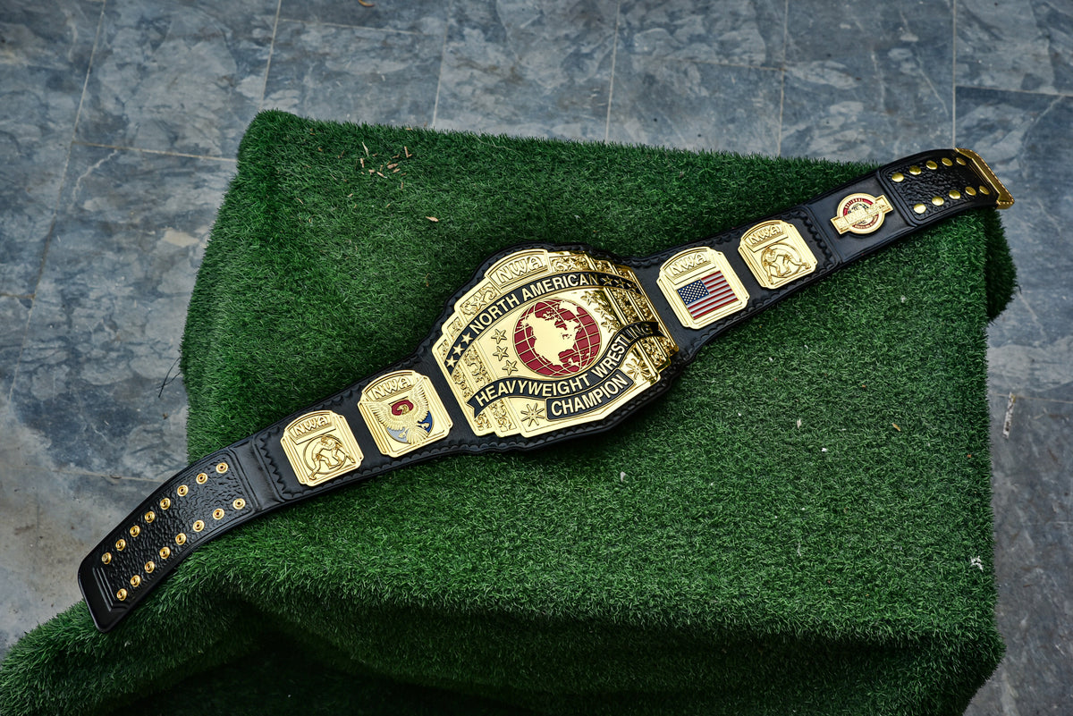 NWA North American Gold Championship Title Belt