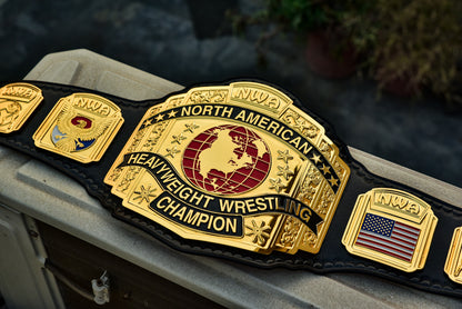 NWA North American Gold Championship Title Belt