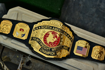 NWA North American Gold Championship Title Belt
