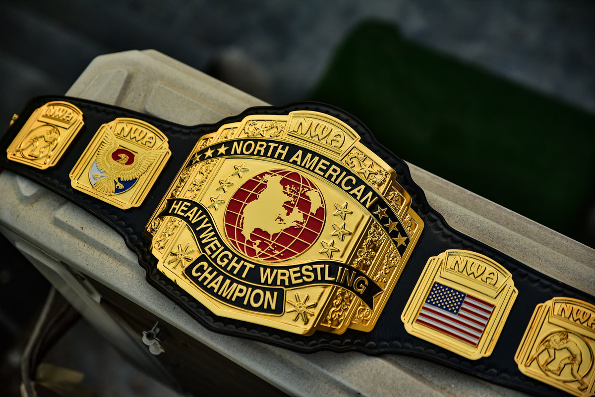 NWA North American Gold Championship Title Belt