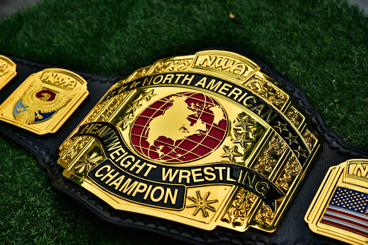 NWA North American Gold Championship Title Belt