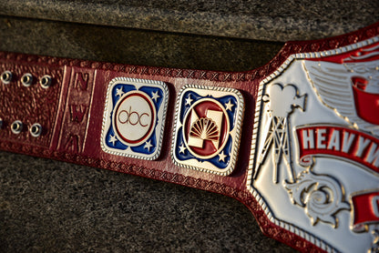 NWA TV Championship Title — Red Leather